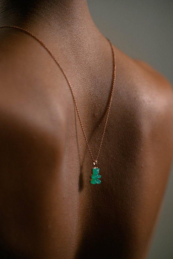 Chrysoprase - Gemmy Bear Europe